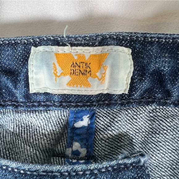 Antik Denim Embroidered Distressed Bootcut Jeans Size 31 - Picture 9 of 16